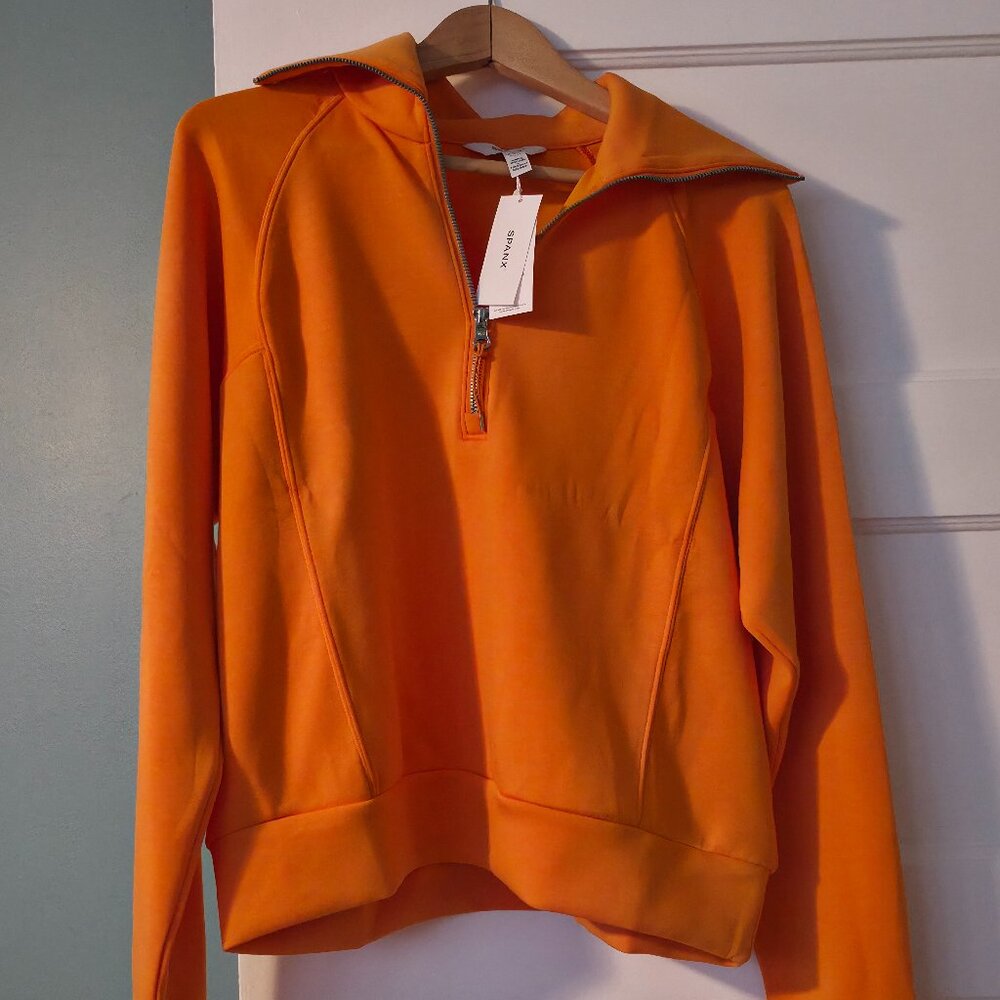 Tags on - Never Worn Spanx AirEssentials Half Zip
